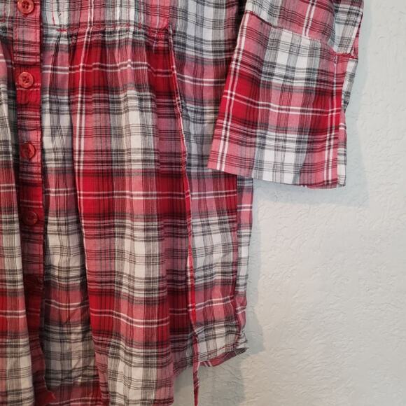 Miley Cyrus Max Azria Plaid Button Up S - Picture 5 of 8